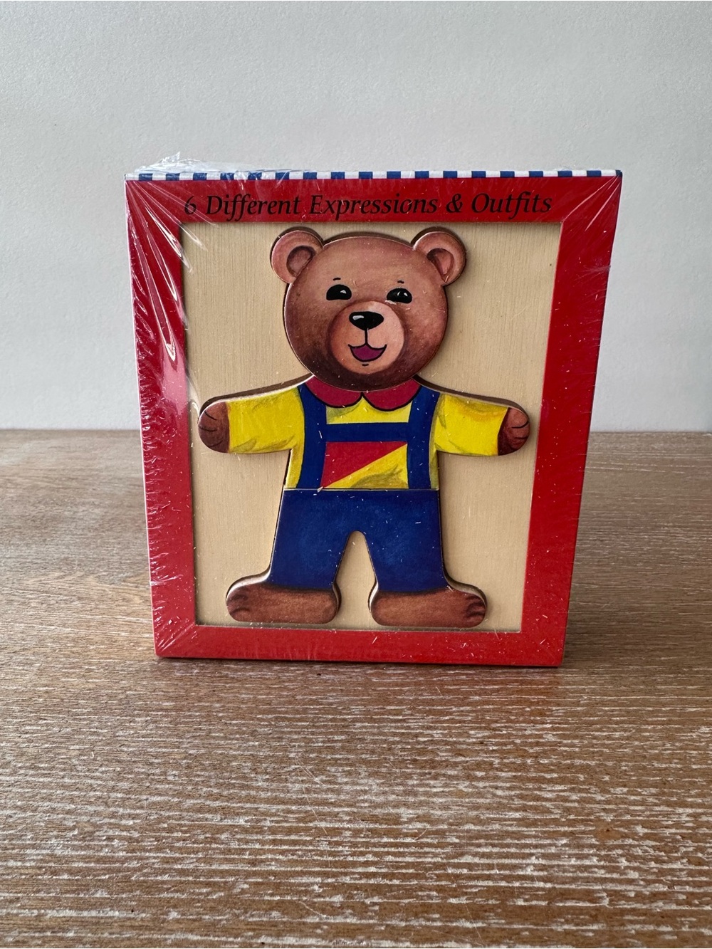 Ernest Moody Bear Wood Puzzle 2003 Sealed in original shrink wrap. By Schylling.